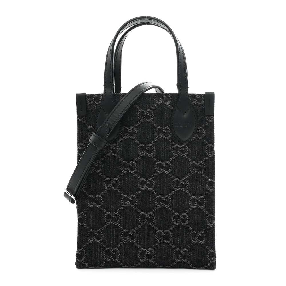Gucci Denim Gg Dollar Calfskin Mini #238409G12B